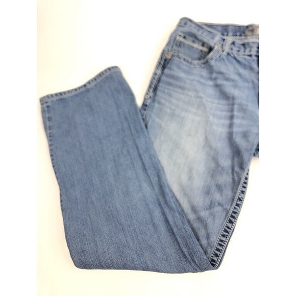 BKE Tyler Straight Medium Wash Jeans Men’s Size 33R X 31 Distressed - Picture 3 of 11